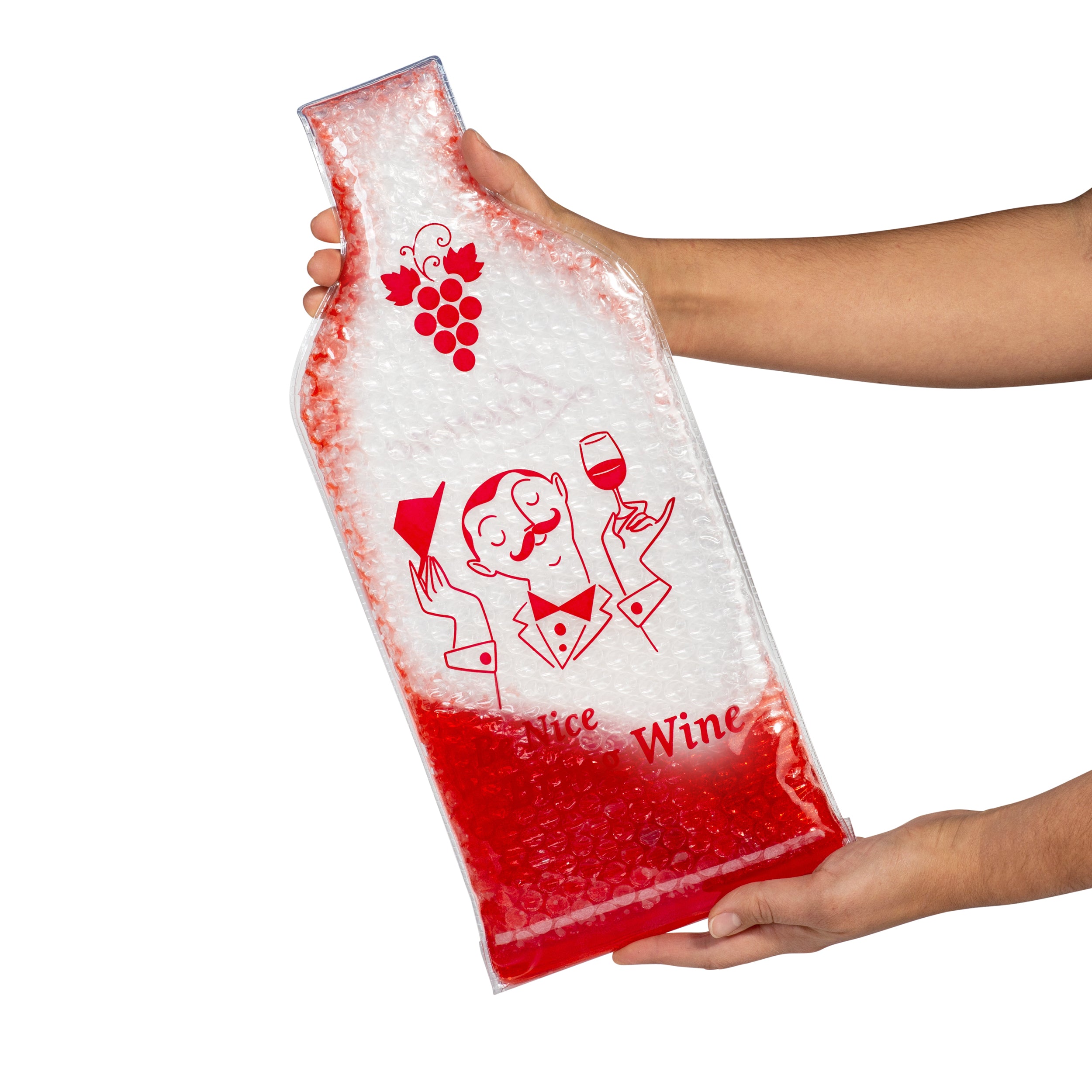 Lazenne Weinkissen für 1 Flasche – 6er-Set – Wiederverwendbare Weinbeutelhülle mit dreifachem Schutz