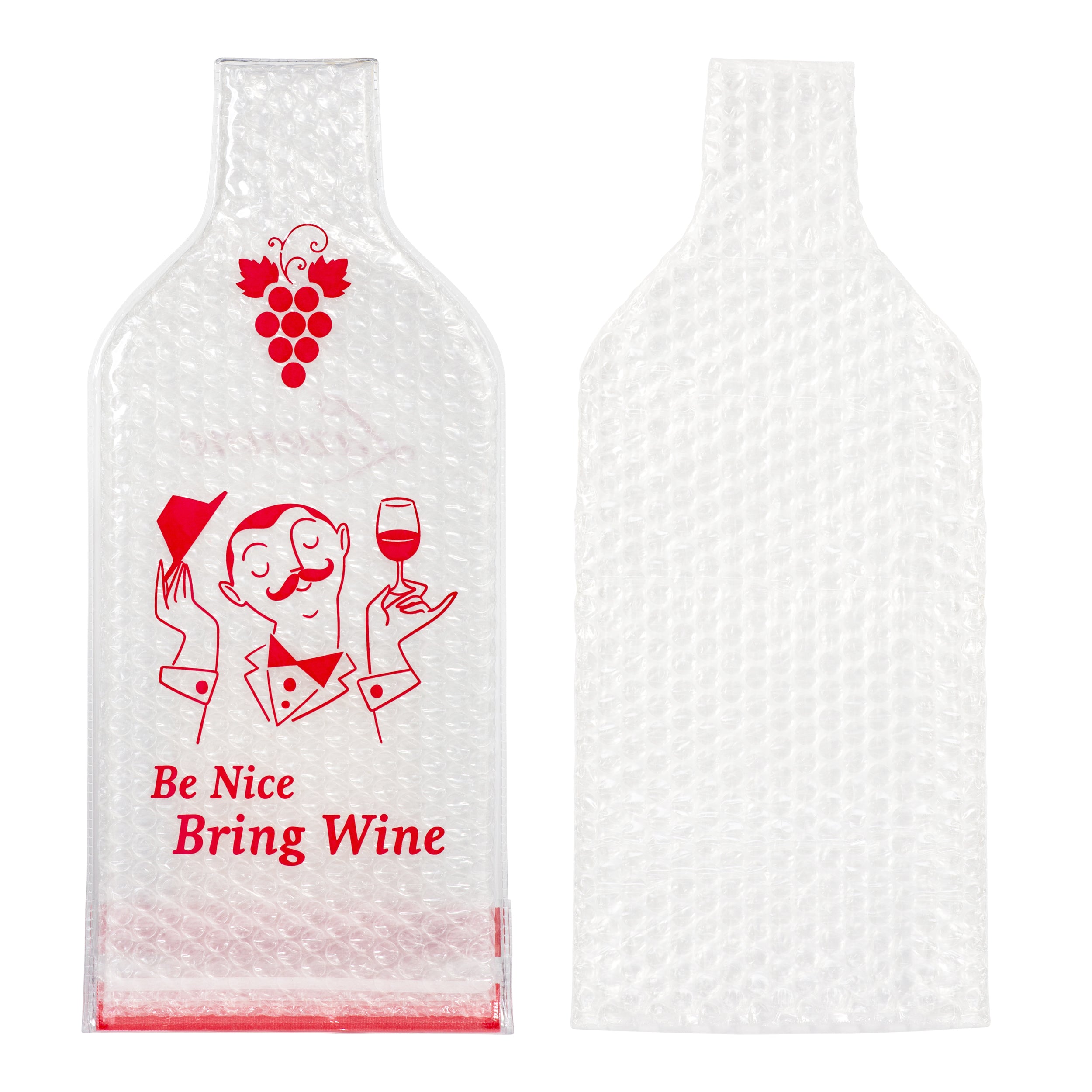 Lazenne Weinkissen für 1 Flasche – 6er-Set – Wiederverwendbare Weinbeutelhülle mit dreifachem Schutz